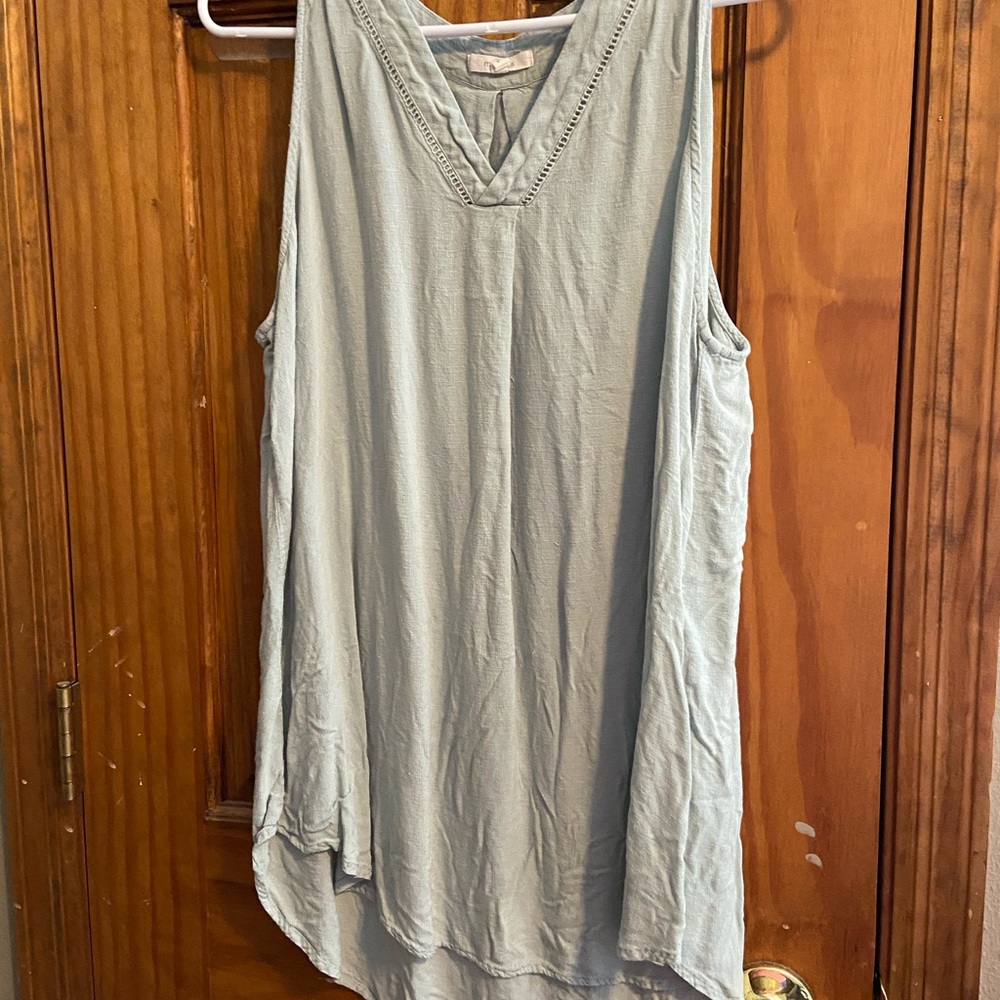 Hi-low blouse